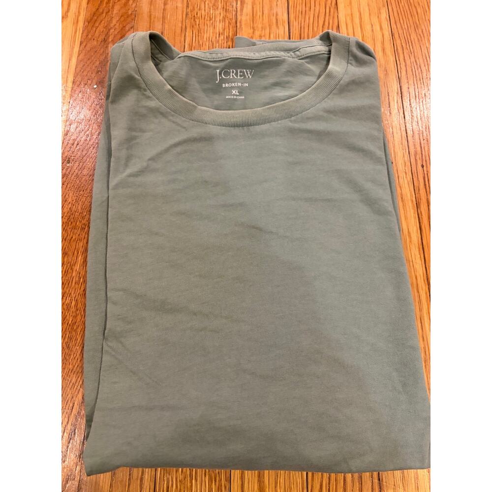 J.Crew Broken-In Men’s XL T-Shirt Bundle Olive Green Short Sleeve Tees
